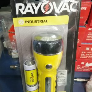 LINTERNA RAYOVAC CAUCHO C/2PILAS D